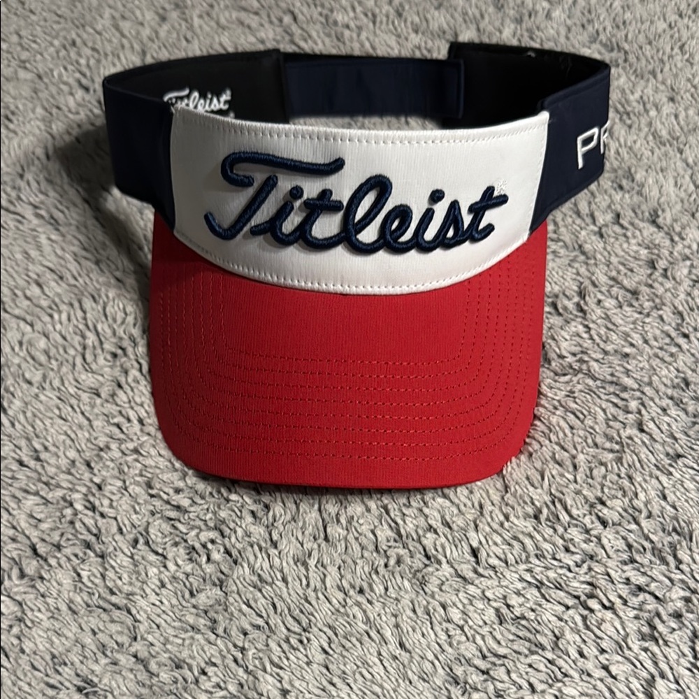 Titleist Red, White, and Blue Golf Visor